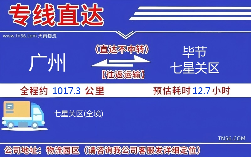 廣州到畢節(jié)七星關區(qū)物流公司