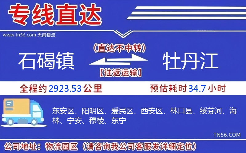 石碣鎮(zhèn)到牡丹江物流公司